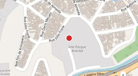 Mapa da localização