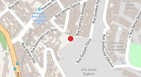 Mapa da localização