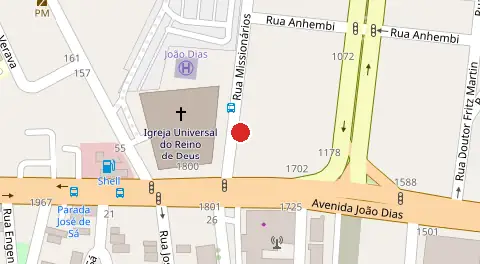 Mapa da localização