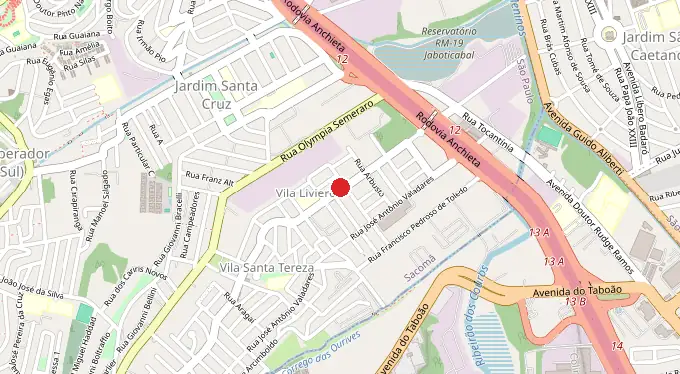 Mapa de Vila Livieiro