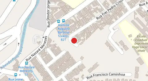 Mapa da localização