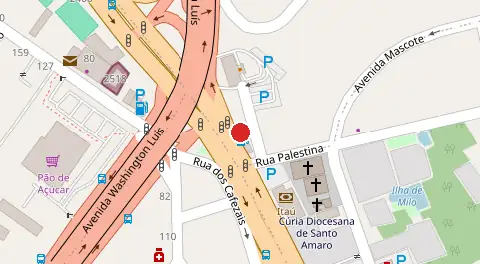 Mapa da localização