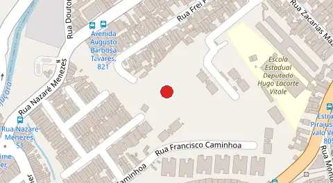 Mapa da localização