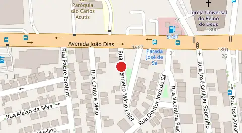 Mapa da localização