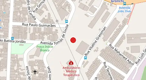 Mapa da localização