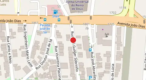 Mapa da localização