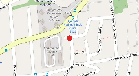 Mapa da localização
