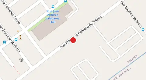 Mapa da localização