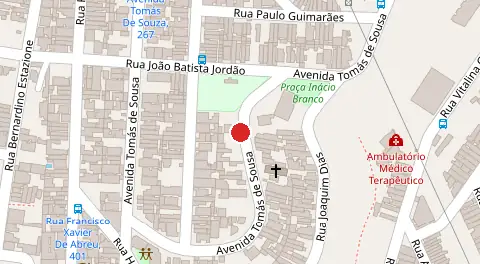 Mapa da localização