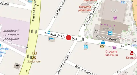 Mapa da localização