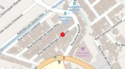 Mapa da localização