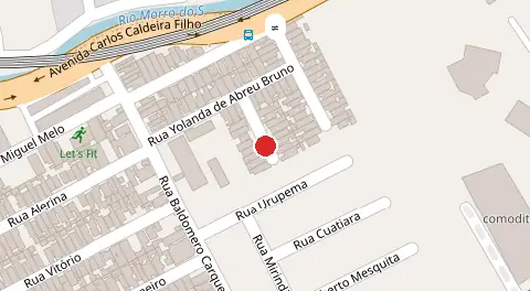 Mapa da localização
