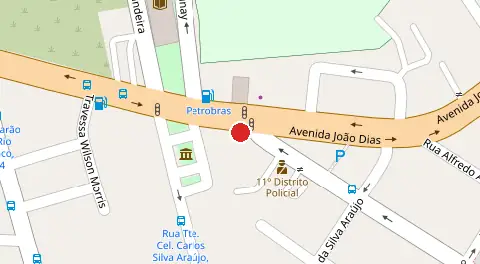 Mapa da localização