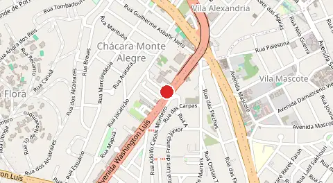 Mapa de Chácara Monte Alegre