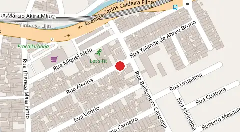 Mapa da localização