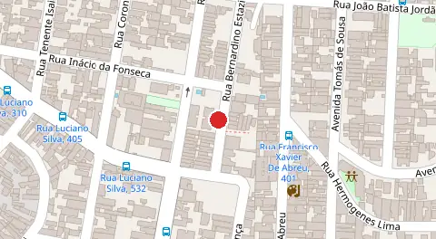 Mapa da localização