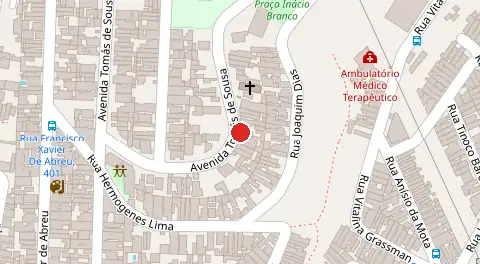 Mapa da localização