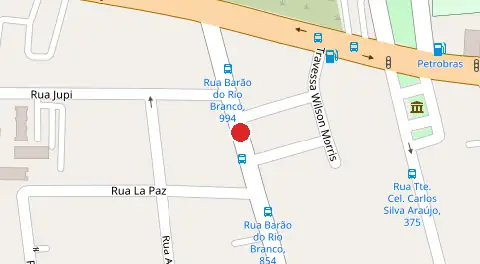 Mapa da localização