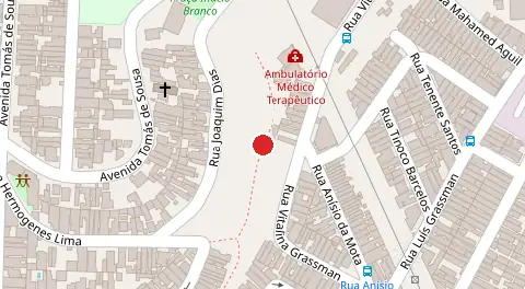 Mapa da localização