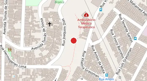 Mapa da localização