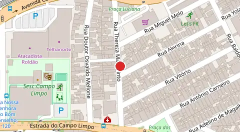 Mapa da localização