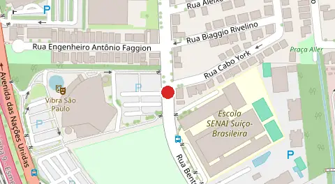 Mapa da localização