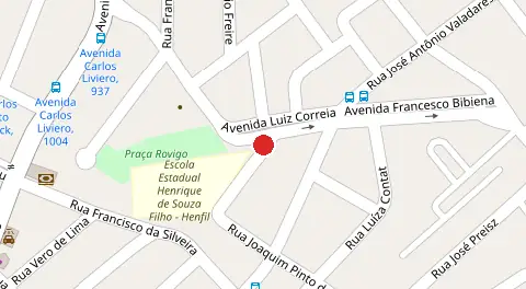 Mapa da localização