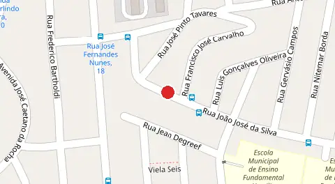 Mapa da localização