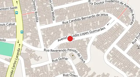 Mapa da localização