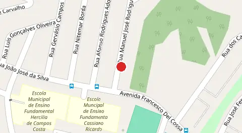 Mapa da localização