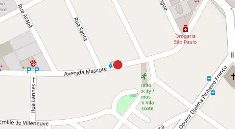 Mapa da localização