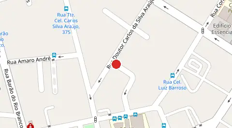 Mapa da localização