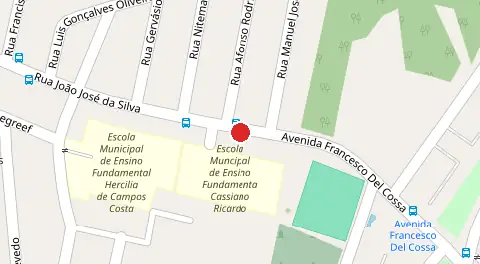 Mapa da localização