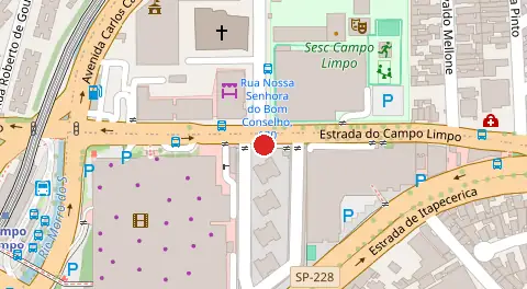 Mapa da localização