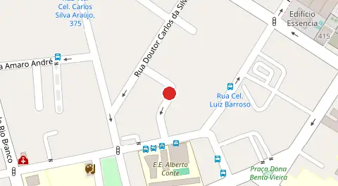 Mapa da localização
