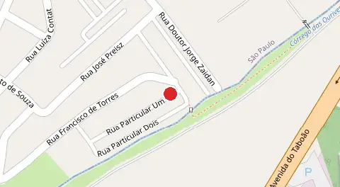 Mapa da localização