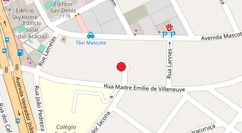 Mapa da localização