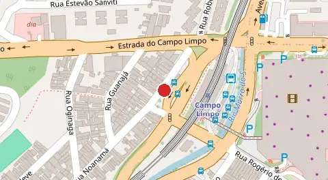 Mapa da localização