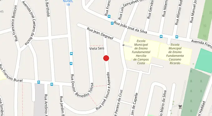 Mapa da localização