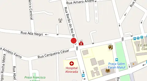 Mapa da localização
