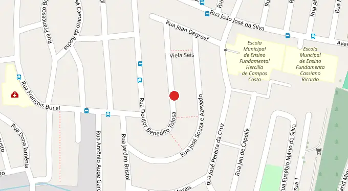 Mapa da localização