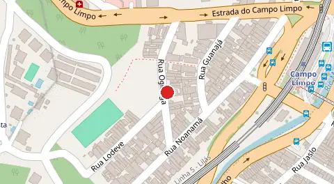 Mapa da localização