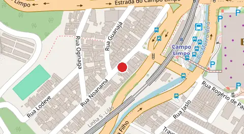Mapa da localização