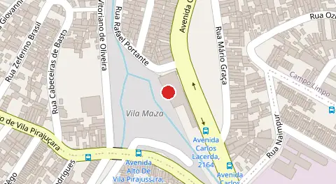 Mapa da localização