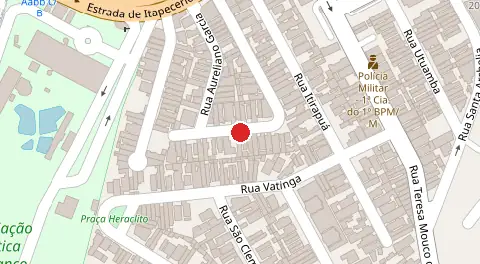 Mapa da localização