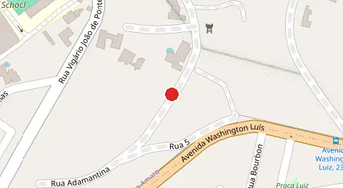 Mapa da localização