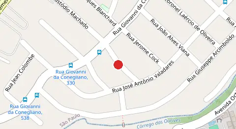 Mapa da localização