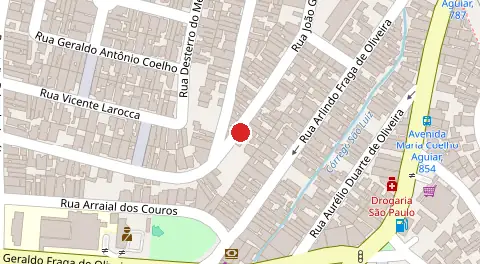 Mapa da localização