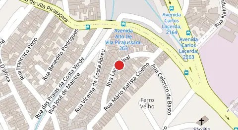 Mapa da localização