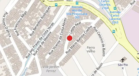 Mapa da localização
